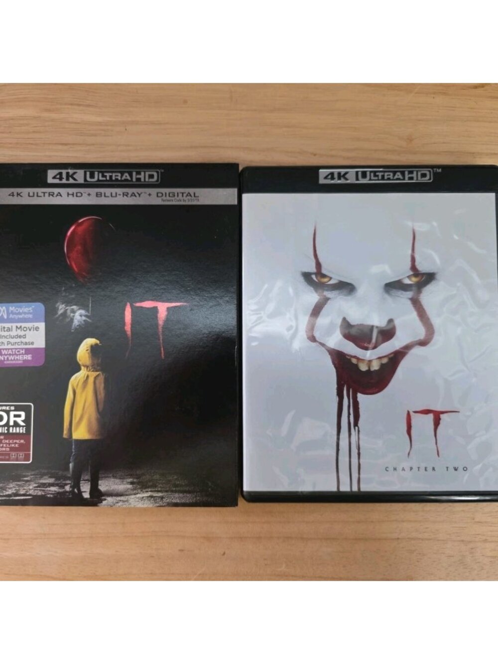 It 2-Film Collection 4K UHD, It + It Chapter 2 No Digital